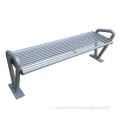 Cast iron metal outdoor bench